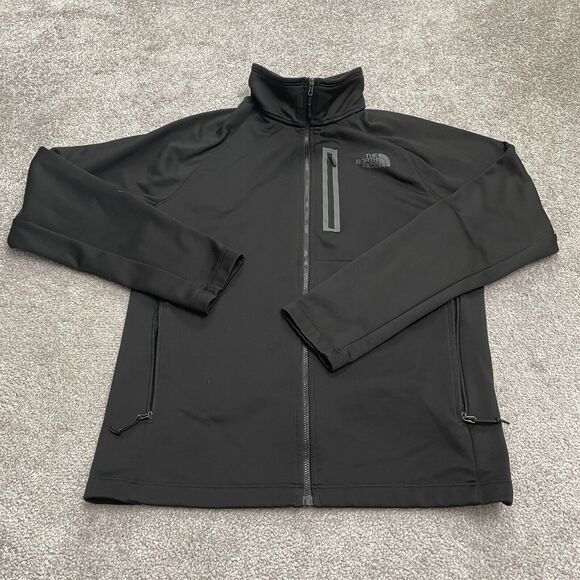 Columbia Glacier Active Jacket Mens Medium Black Full Zip Lightweight Pullover